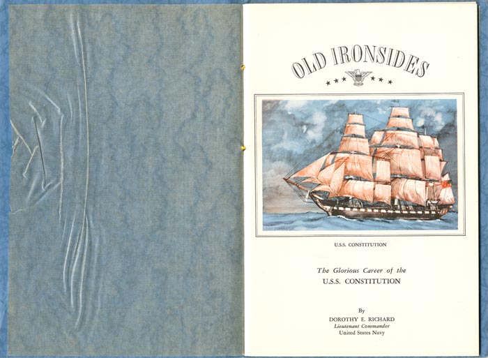 Old Ironsides - a Booklet on the USS Constitution